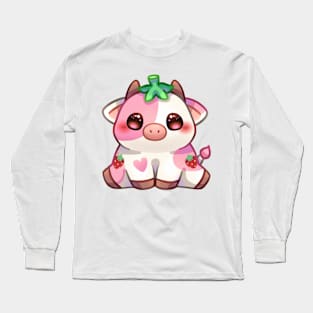 Strawberry Cow Long Sleeve T-Shirt